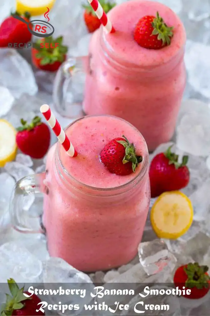 Strawberry Banana Smoothie Recipe With Ice