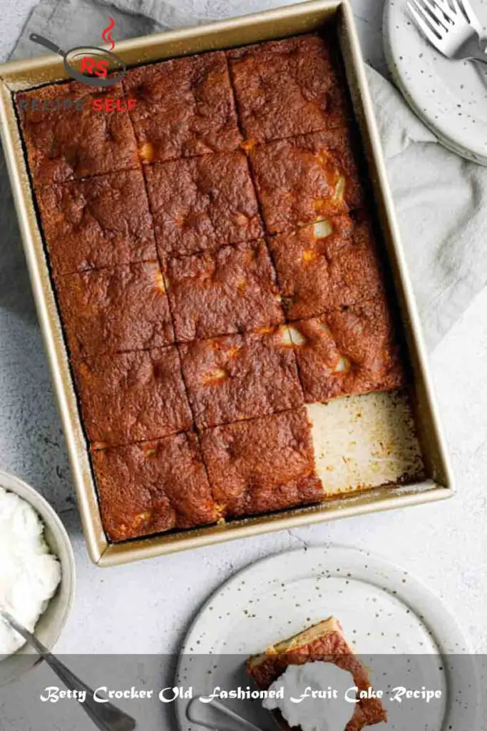 Betty Crocker Old Fashioned Fruit Cake Recipe October 2022 Recipe Self