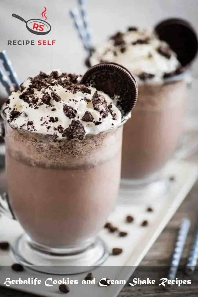 2 Herbalife Cookies And Cream Shake Recipes Recipe Self 6354