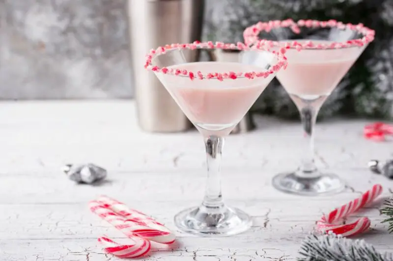 Candy Cane Christmas Mocktail