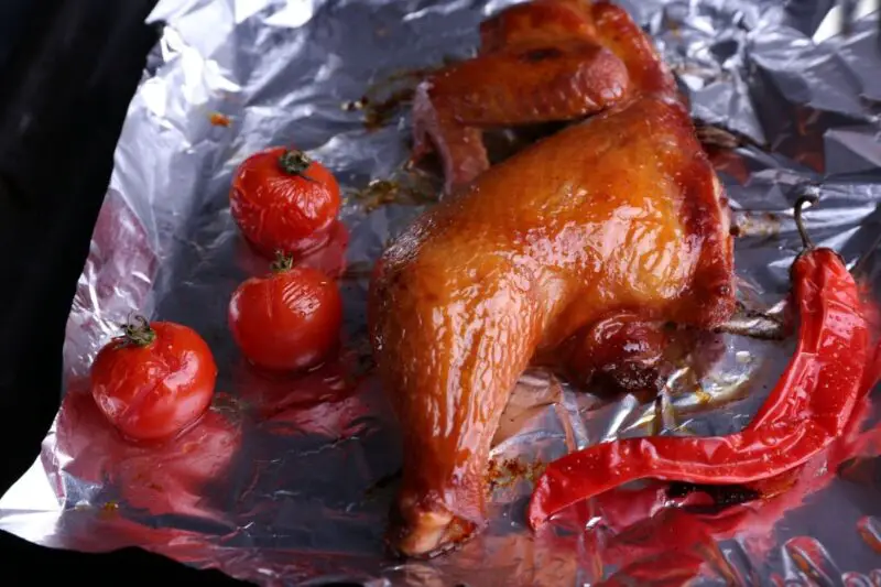 15 Delicious Grilled Chicken Recipes Your Family Will Love Grilled Barbecue Chicken With Vegetables In Foil