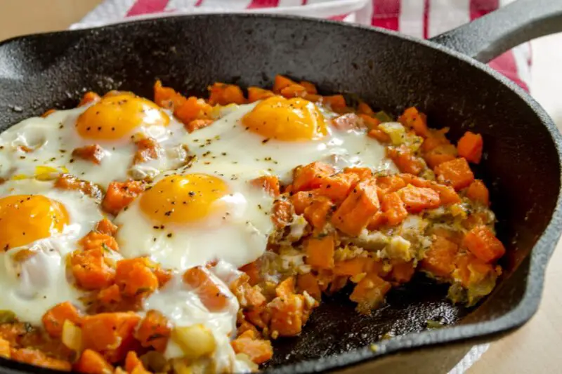 Chicken and Egg hash