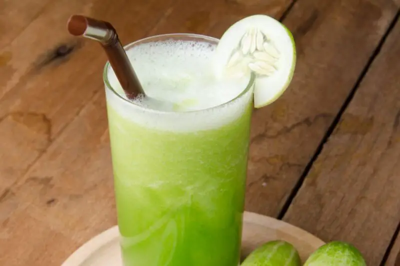 Cucumber Juice with Milk