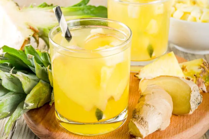 Pineapple And Ginger Immunity Juice 